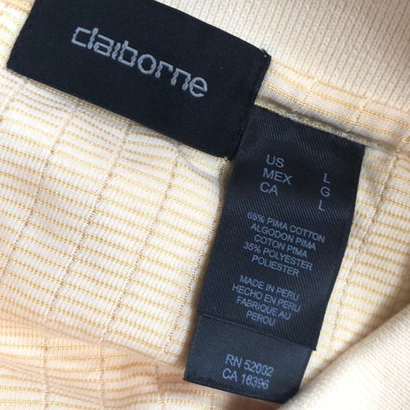 DONATEDClaiborne Men's two button sport polo shirt - Picture 5 of 6